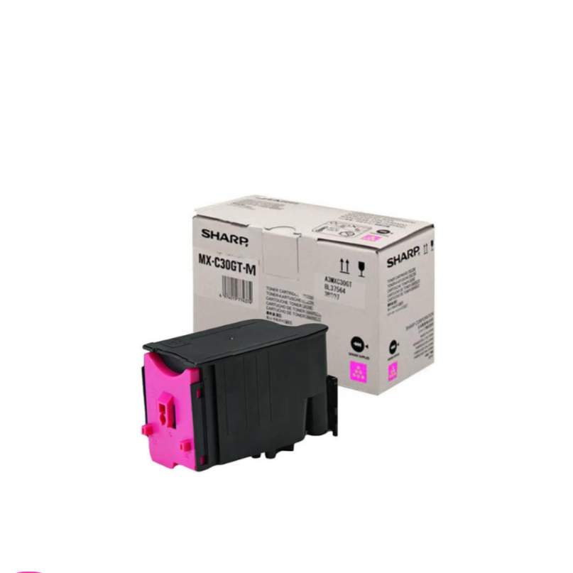Sharp toner magenta originale MX-C30GTM