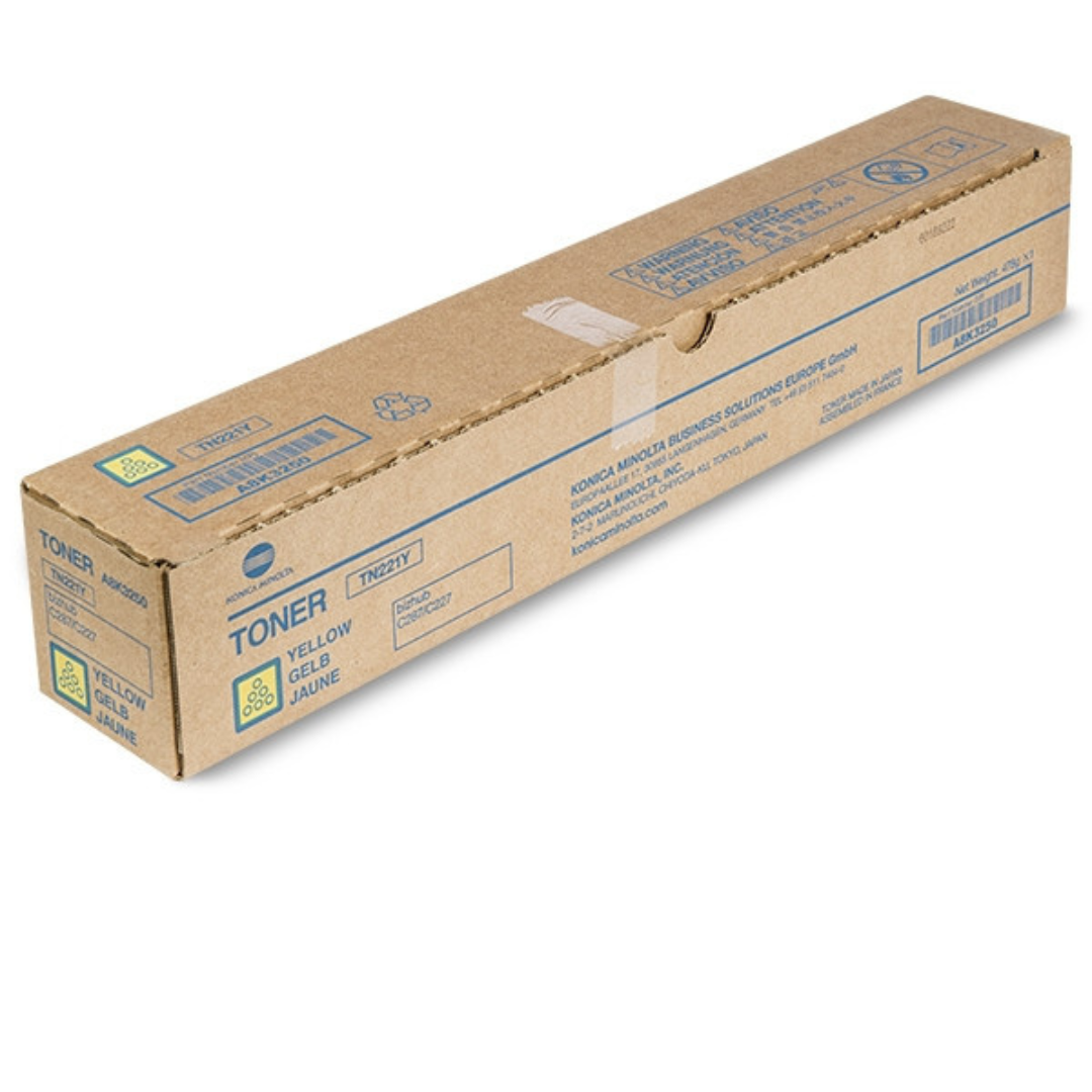 Konica Minolta toner giallo originale TN-221Y
