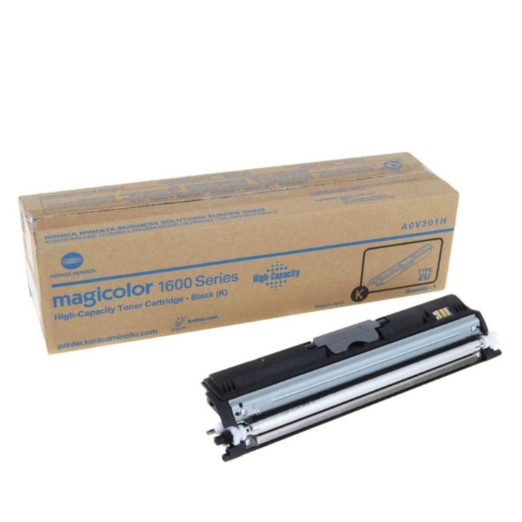 Konica Minolta toner nero originale A0V301H