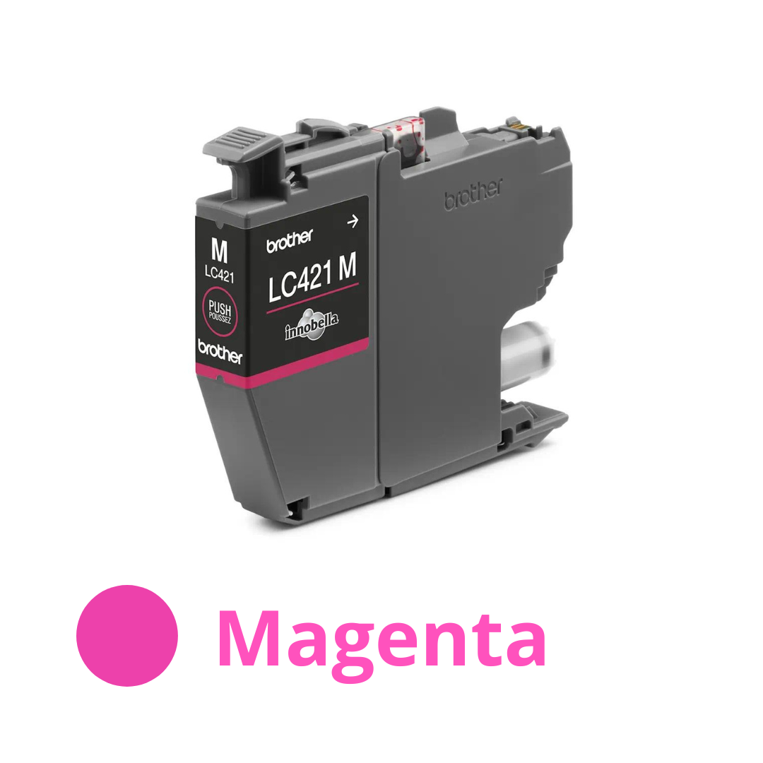 Brother cartuccia magenta originale LC421M