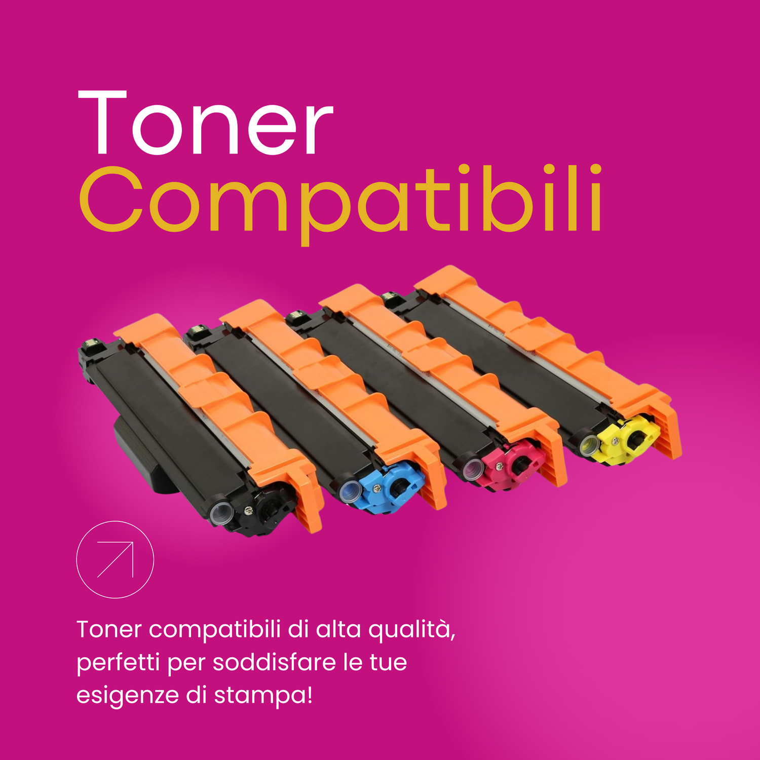 Toner compatibili di alta qualità per stampanti e multifunzione