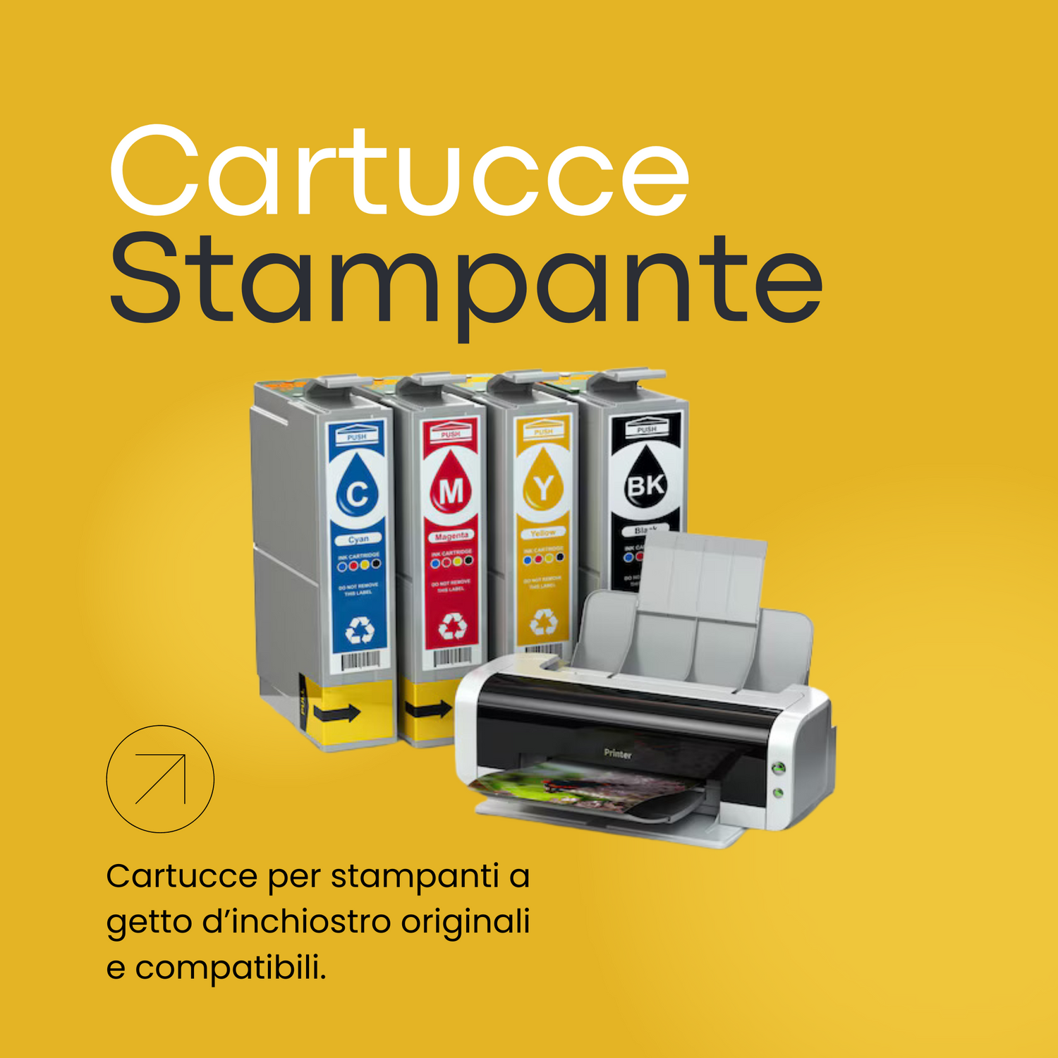 Cartucce per stampanti originali e compatibili