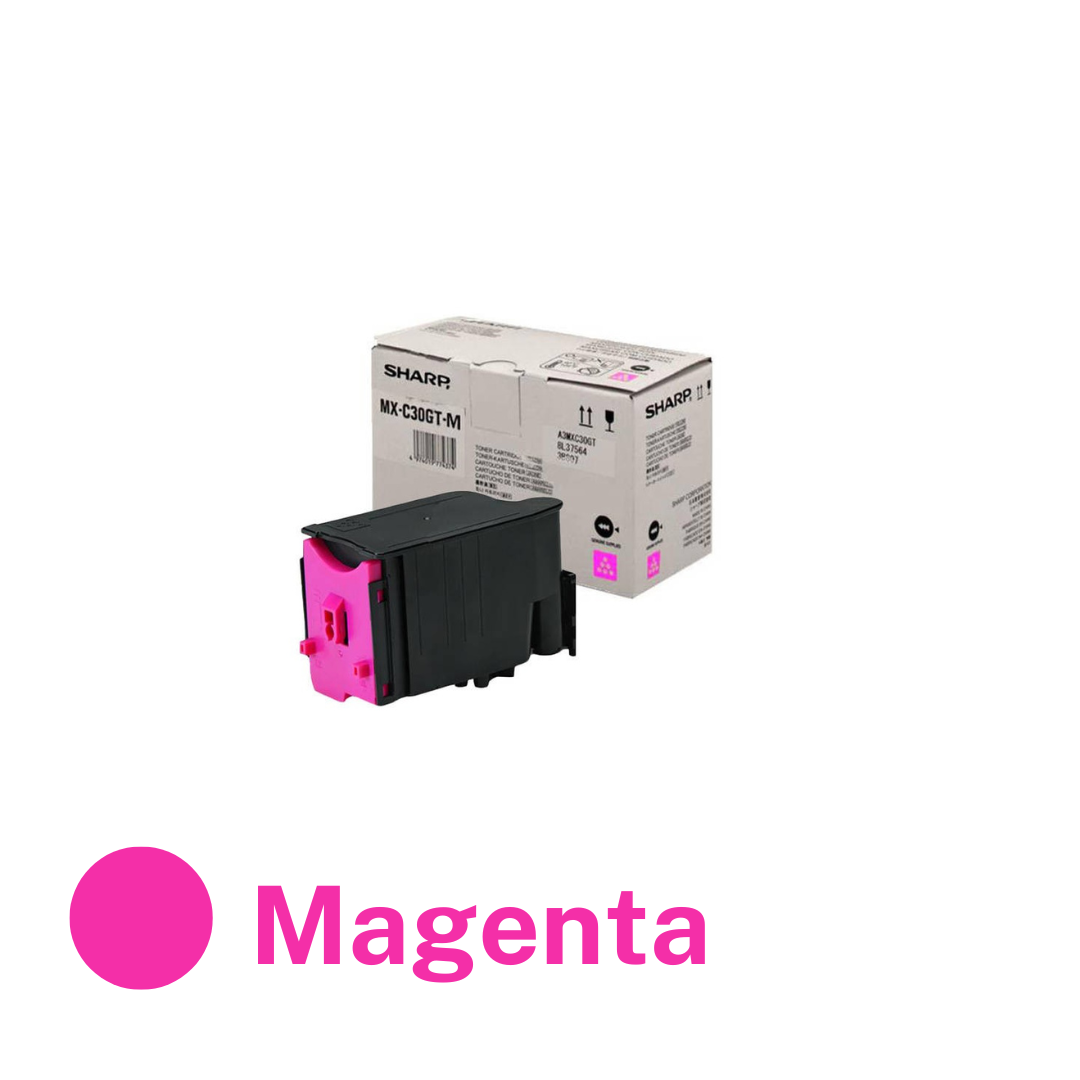 Sharp toner magenta originale MX-C30GTM