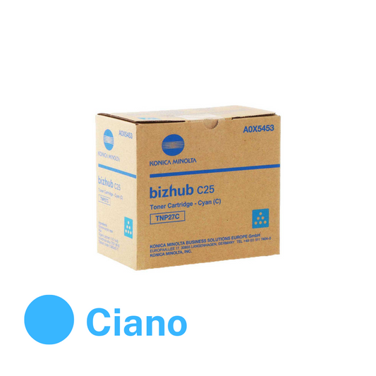 Konica Minolta toner ciano originale TNP-27C (A0X5453)