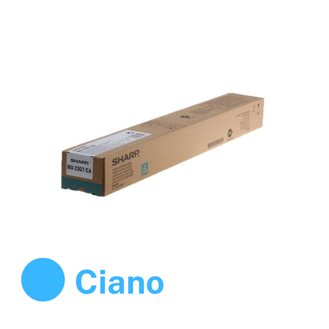 Sharp toner ciano originale MX-23GTCA