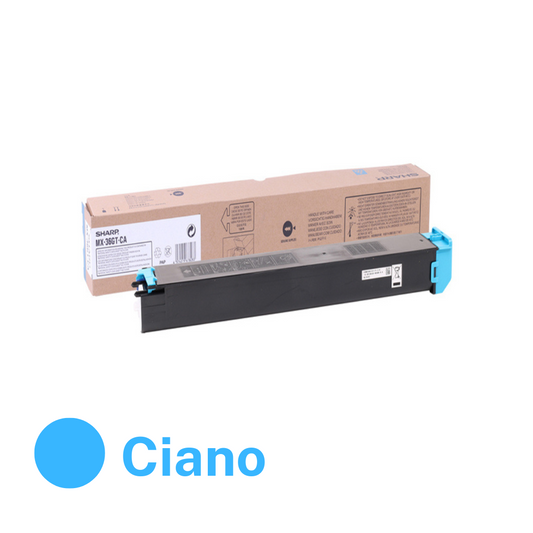 Sharp toner ciano originale MX-36GTCA