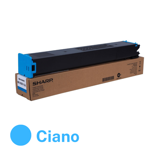 Sharp toner ciano originale MX-61GTCA