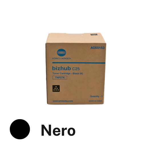 Konica Minolta toner nero originale TNP-27K (A0X5153)