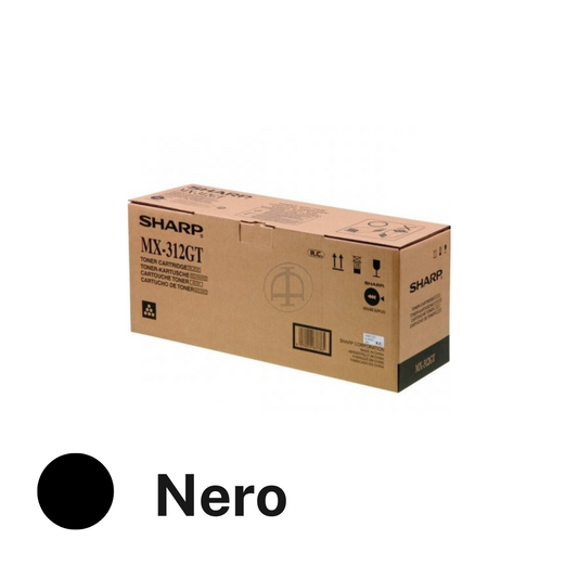 Sharp toner nero originale MX-312GT