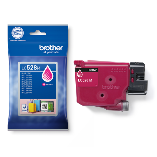 Brother cartuccia magenta originale altissima capacità LC528M