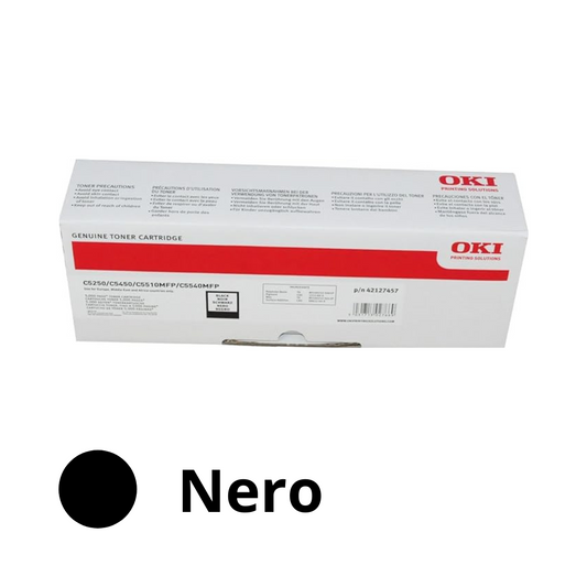 Oki toner nero originale 42127457