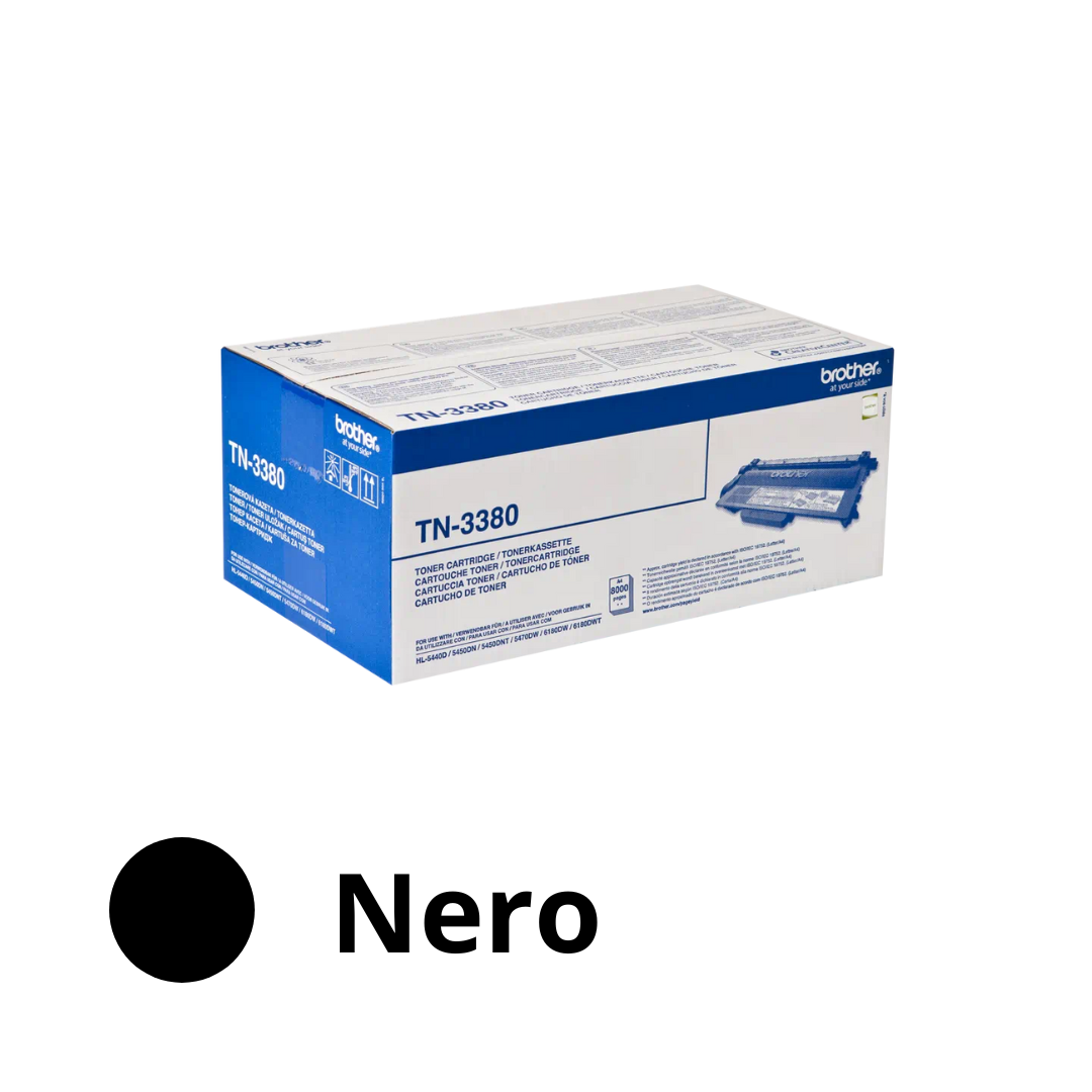 Brother toner nero originale TN-3380