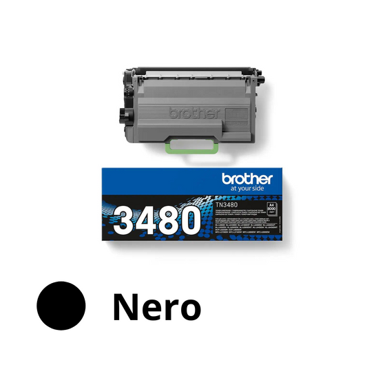 Brother toner nero originale TN-3480