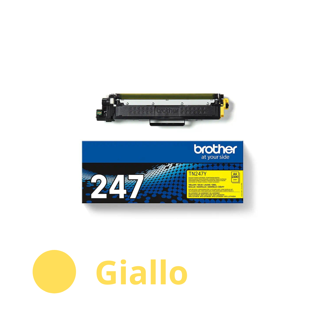 Brother toner giallo originale TN-247Y