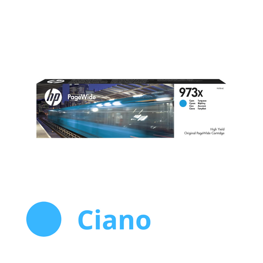 HP cartuccia ciano originale 973X (F6T81AE)