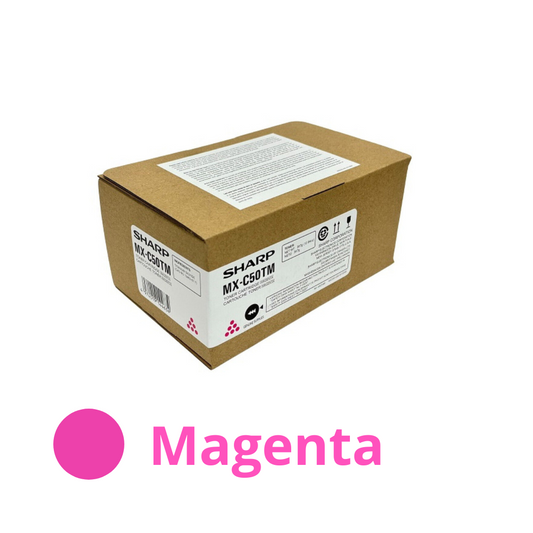 Sharp toner magenta originale MX-C50TM